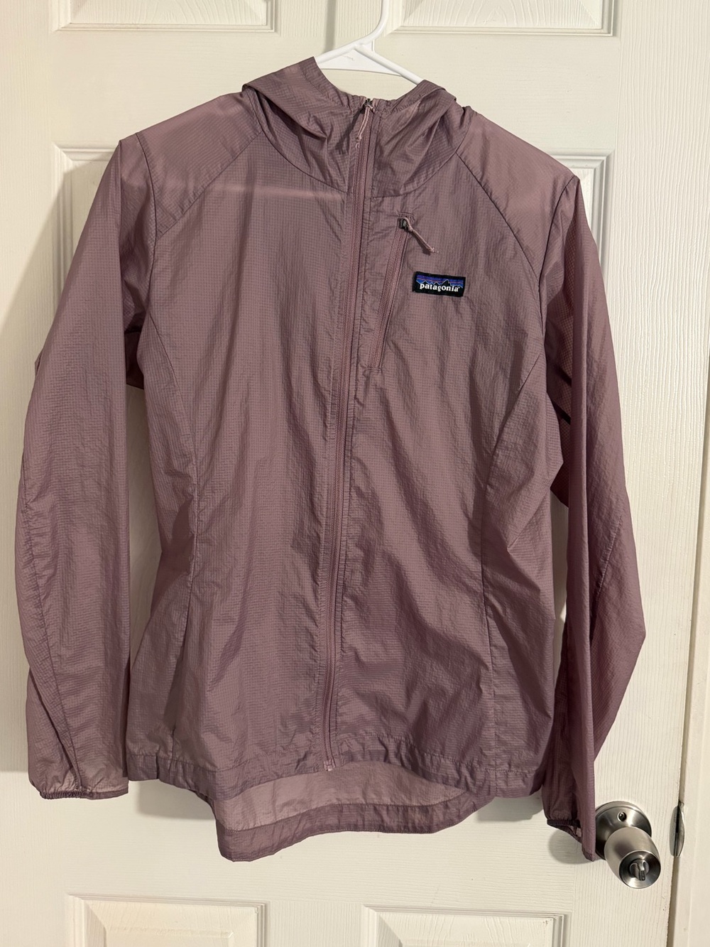 Patagonia Hooded Windbreaker Jacket - Dusty Mauve Pink